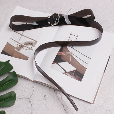 Ceinture en PVC Couleur Jelly pour Femmes — Ceinture en cuir