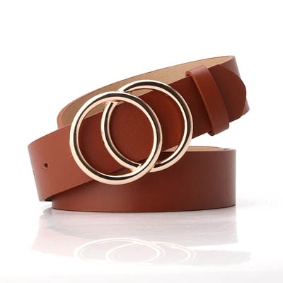 Ceinture à double boucle pour femmes