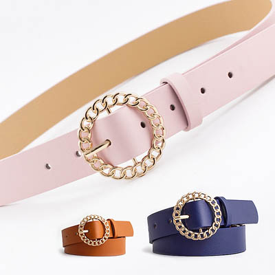 Casual Jeans Dress for Women with Belt