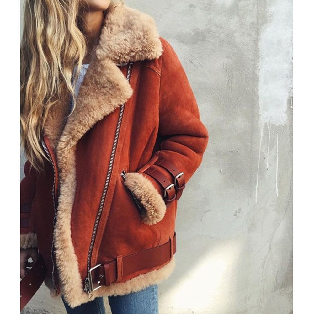 Women's Plus Size Winter Coat 2021 Cotton Lambswool Overcoat — Fashion Accessories