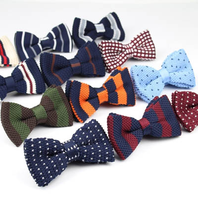 Noeud Papillon Tricoté Ajustable Double Deck — Robes pour femmes