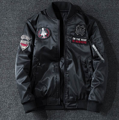 Veste pour homme ajustée à col en coton à manches doubles — Veste d'hiver Hommes