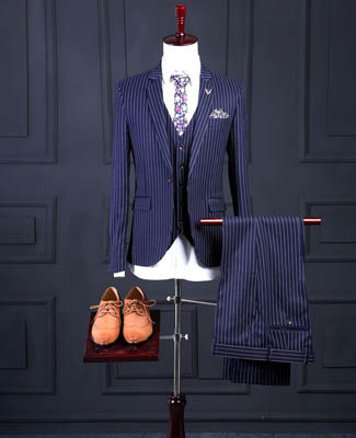Costume de Mariage Trois Pièces Cross-Border — Costumes et vestons pour hommes