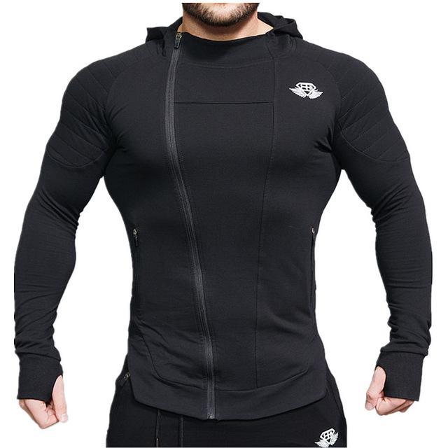 Gyms Slim Fit Hoodies — Mens Hoodies