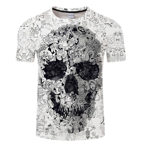 T-shirt à manches courtes avec impression numérique