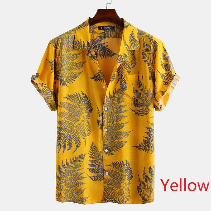 Floral Cardigan Short Sleeve for Men - Casual Fashion — Womens Sweaters