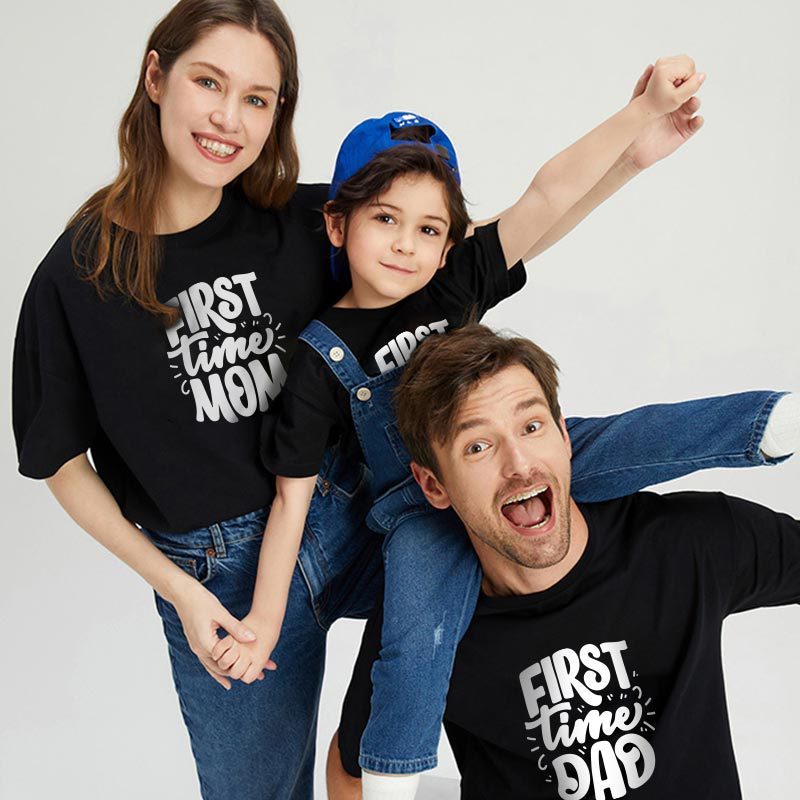 Parent-Child Family Short-Sleeved T-Shirts
