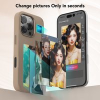 NFC E-Ink Customizable Display Case for iPhone 14 Pro Max, 15 & 16 Series