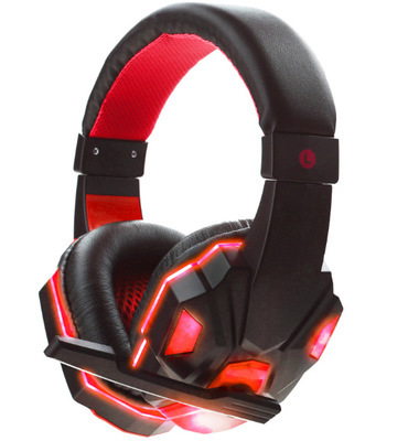 Luminous Gaming Headset with Rotatable Omnidirectional Mic & 3D Surround Sound — Gaming Headset