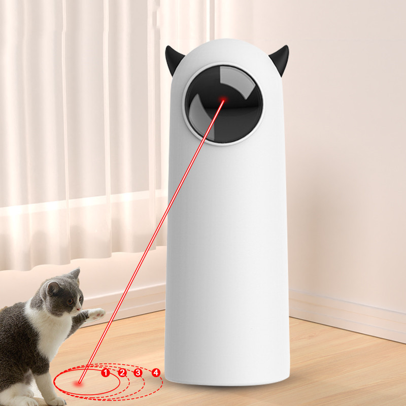 Jouet interactif laser automatique pour chat - Teaser rechargeable USB — Jouets pour chats