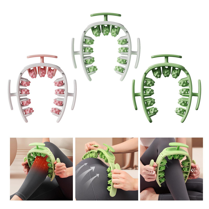 Premium Manual Body Massage Roller for Muscle Relief & Toning