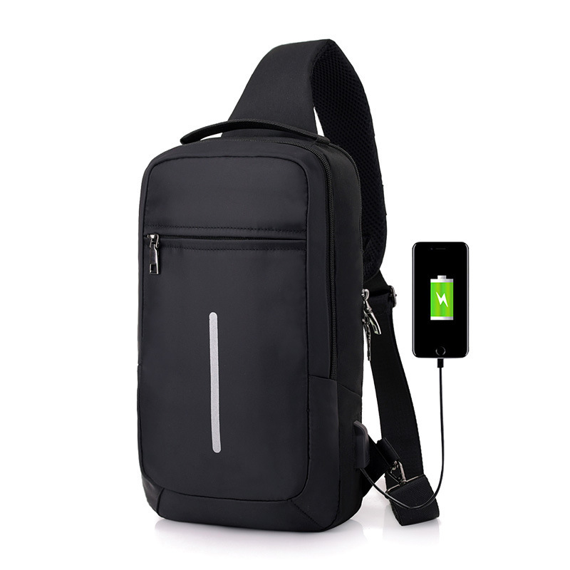 Sac bandoulière antivol avec port USB de charge — Sacs à bandoulière Femme
