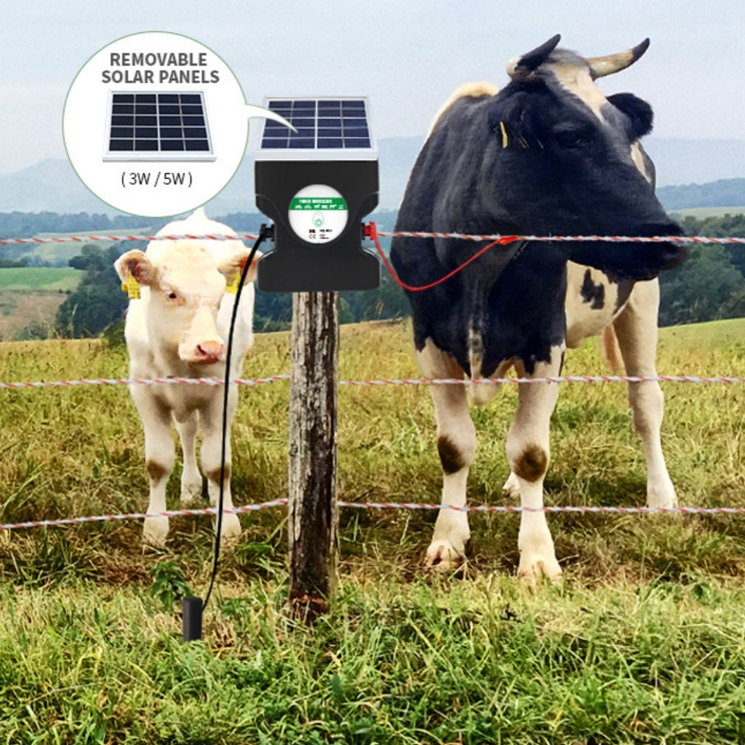 Energiseur de Clôture Électrique Solaire & AC/DC pour Protection du Bétail — Amplificateurs audio et DAC