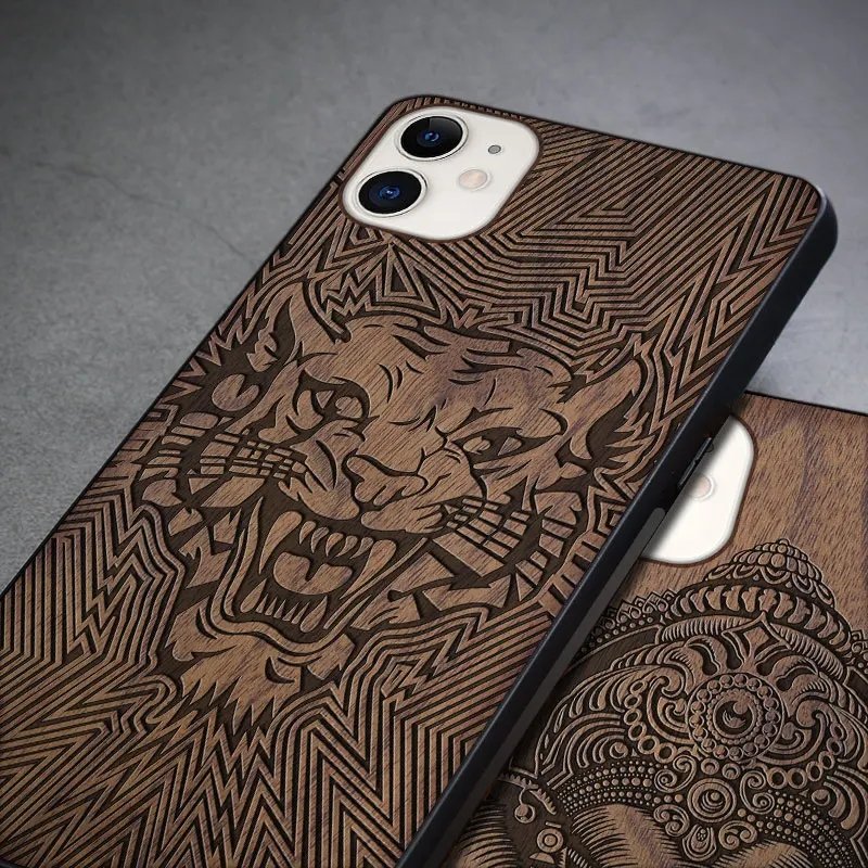 Artisan Wood iPhone Case with Enhanced Drop Protection — Phone Case
