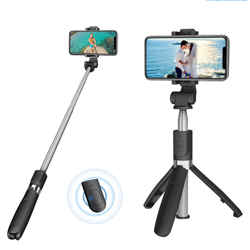360° Rotating Bluetooth Selfie Stick & Tripod with Remote — Tablet Accessories