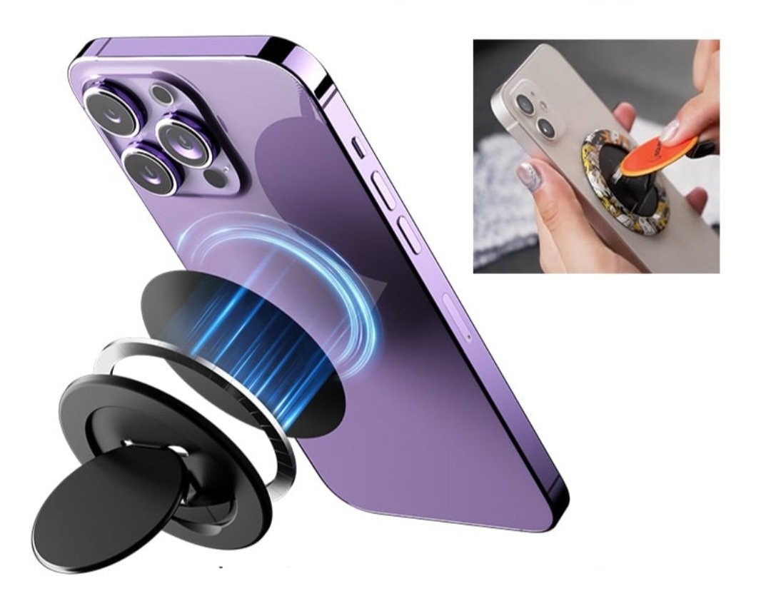 Ultra-Thin Magnetic Ring Phone Grip & Stand | Playful Cartoon Designs — Audio Amplifiers & DACs