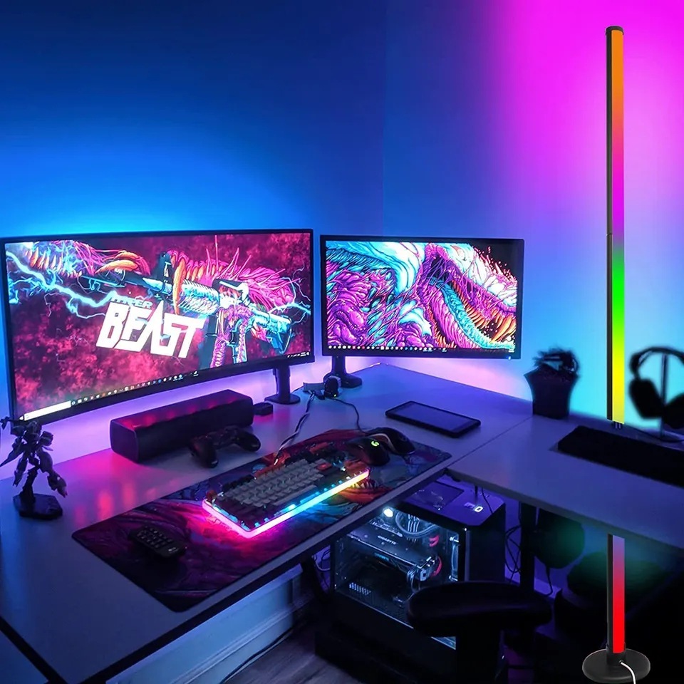 Smart RGB LED Floor Lamp with Music Sync & App Control — Led Floor Lamp