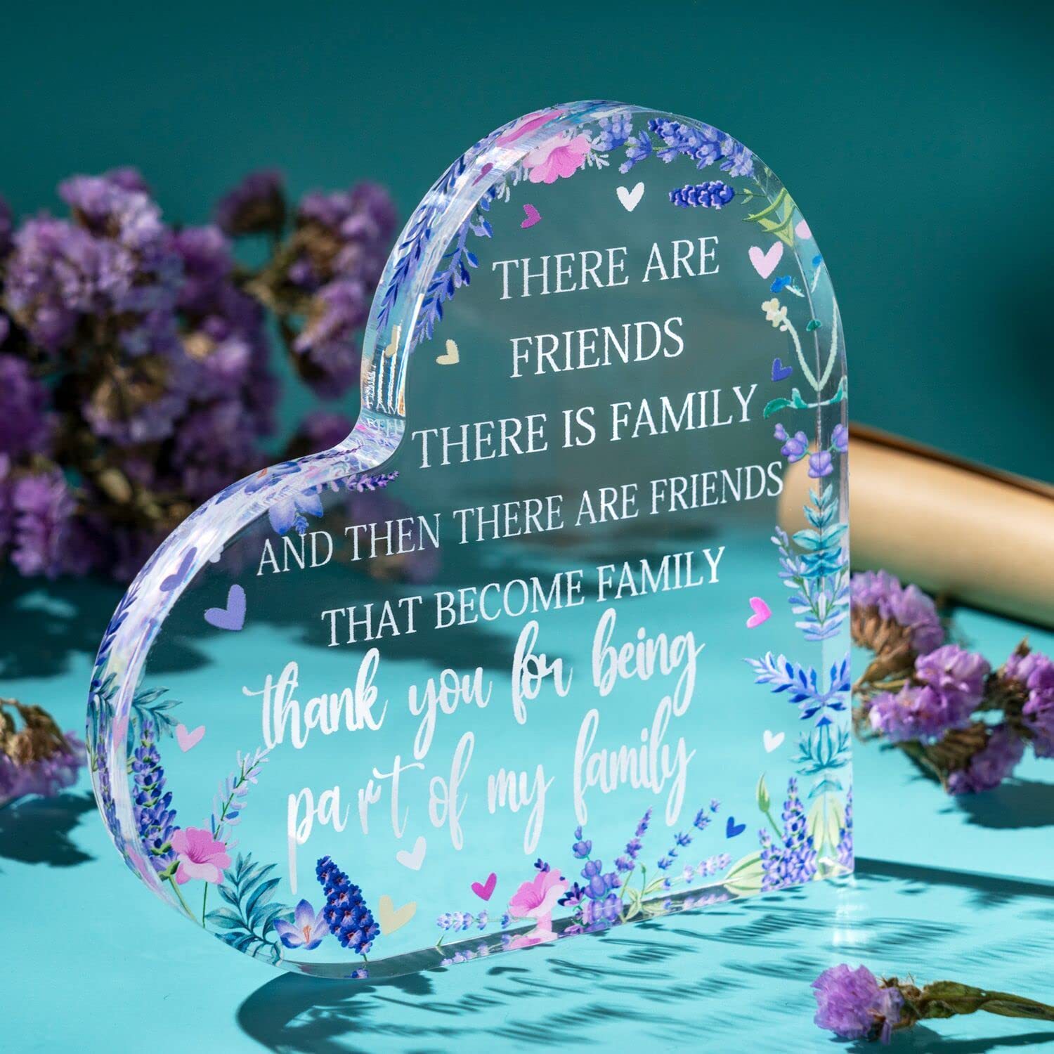 Elegant Acrylic Heart Plaque | Sentimental Home & Office Decor — Audio Amplifiers & DACs