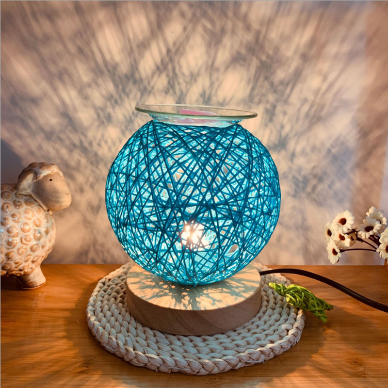 Handcrafted Sepak Takraw Electric Candle Warmer & Nightlight — Scented Candles