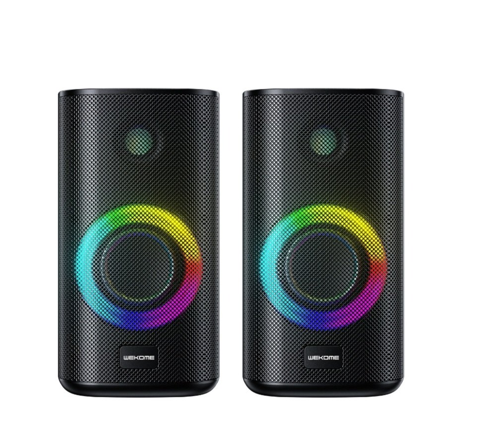 Haut-parleurs stéréo étanches RGB TurboTech pour le jeu