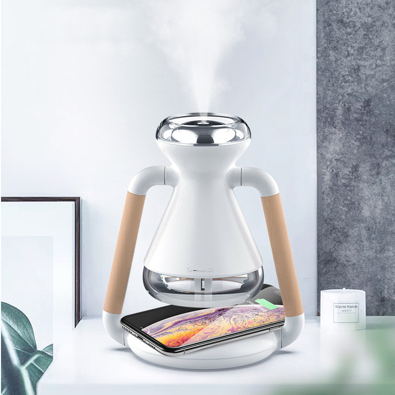 Humidificateur Intelligent avec Chargeur de Téléphone Sans Fil et Purificateur d'Air — Purificateurs d'air