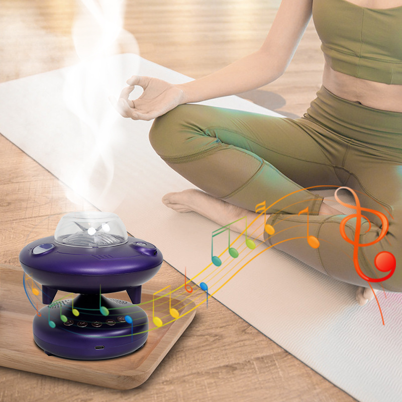 Humidificateur Multifonction UFO avec Aromathérapie et Haut-Parleur Bluetooth — Humidificateurs