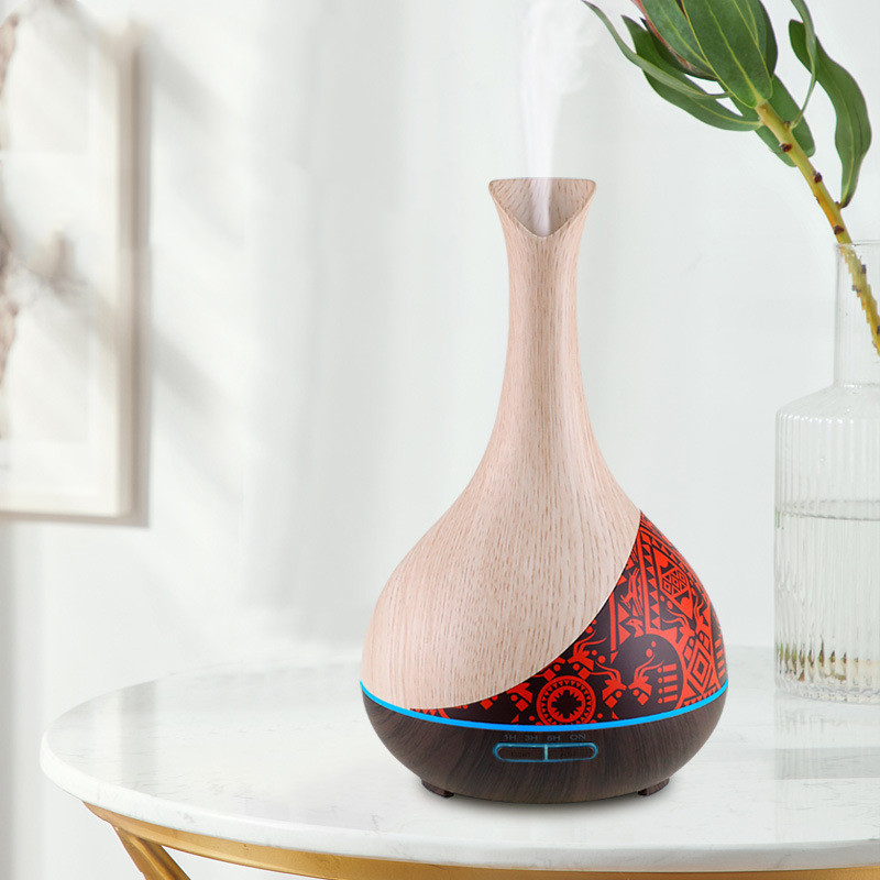 Diffuseur et humidificateur ultrasonique en bois DT-1736