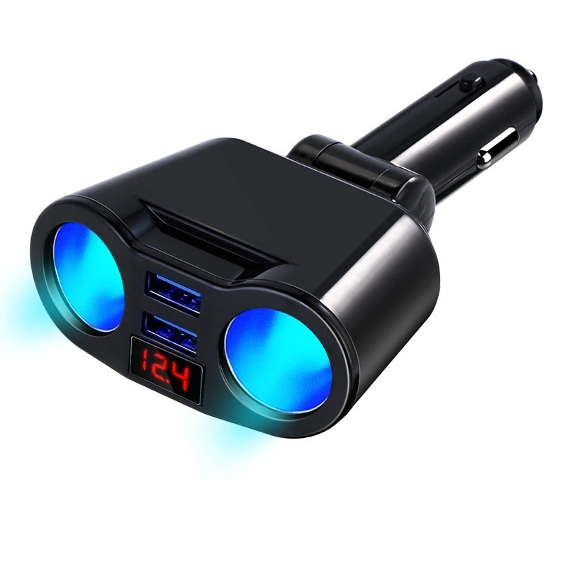 Adaptateur de chargeur de voiture USB double et prise allume-cigare — Adaptateur Bluetooth pour voiture