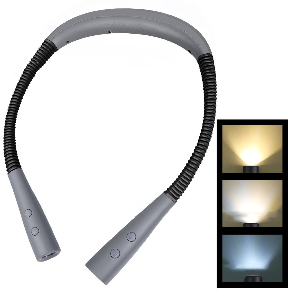 Foldable USB Rechargeable LED Task Light & Portable Flashlight
