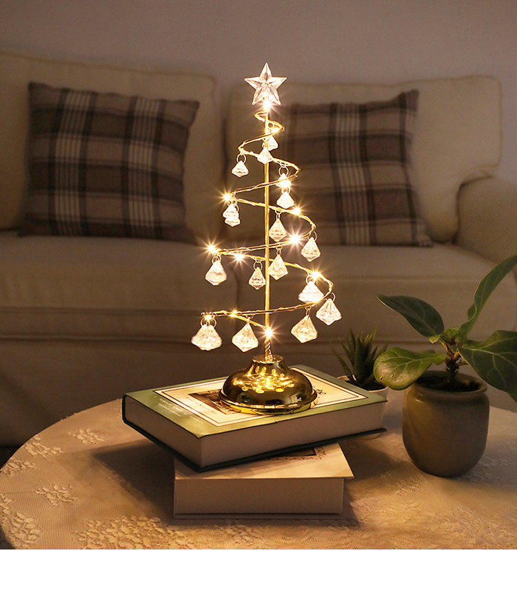Elegant Gold & Silver LED Christmas String Lights — Night Lights & Galaxy Lamps