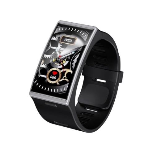 Montre intelligente avec écran incurvé HD, Bluetooth et suivi de santé — Montres intelligentes hommes