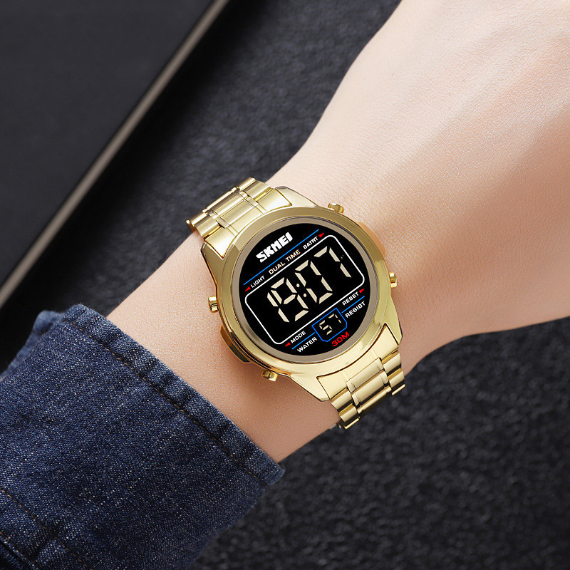 Men's Multifunction Luminous Digital Watch - Waterproof & Durable