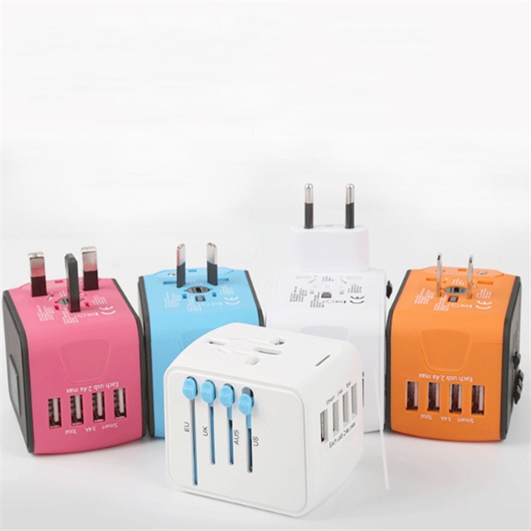 Universal Travel Power Adapter with Multi-Port USB & AC Sockets — Car Bluetooth Adapter