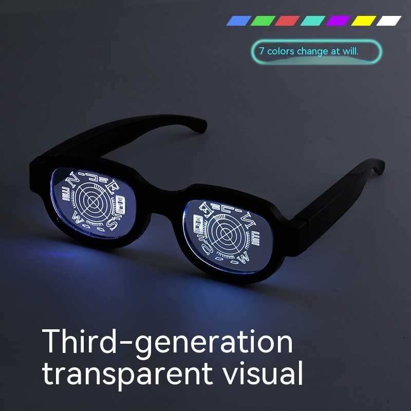 LED Luminous Goggles & Glasses - Dynamic Light-Up Eyewear for Events — Audio Amplifiers & DACs