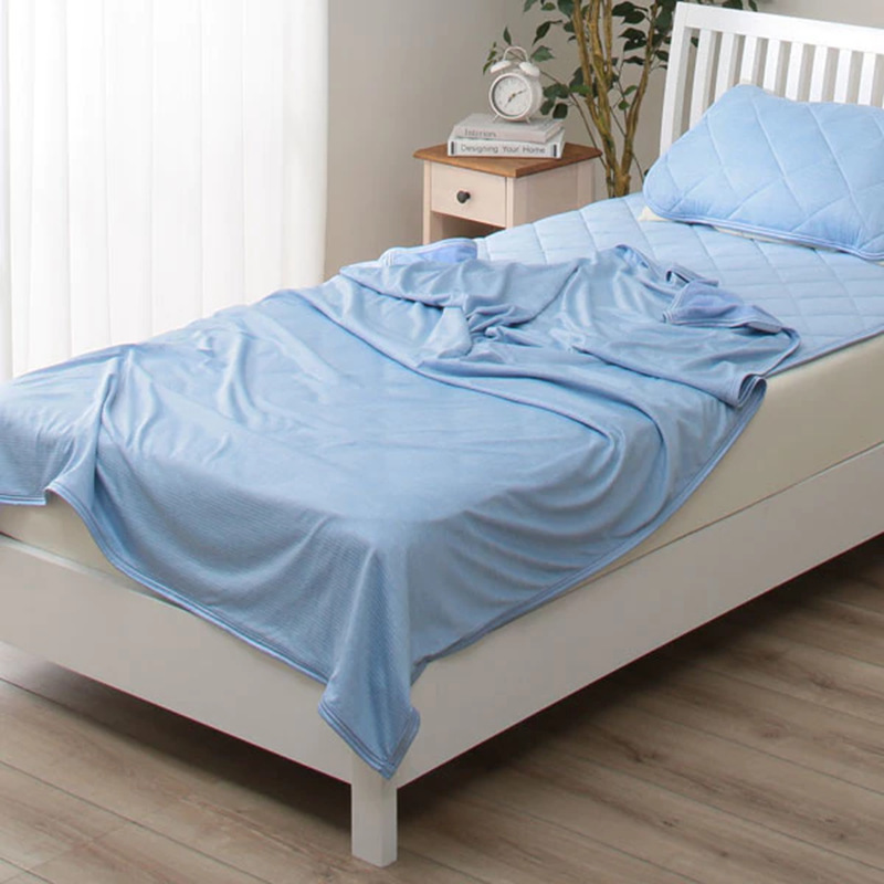 Japanese Q-Max Cooling Blanket for Hot Sleepers & Summer Comfort