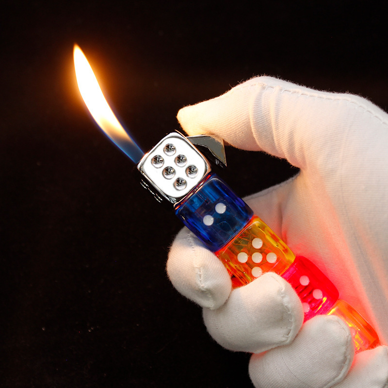 Dice-Shaped Dual Torch Butane Lighter | Refillable & Distinctive Design — Audio Amplifiers & DACs