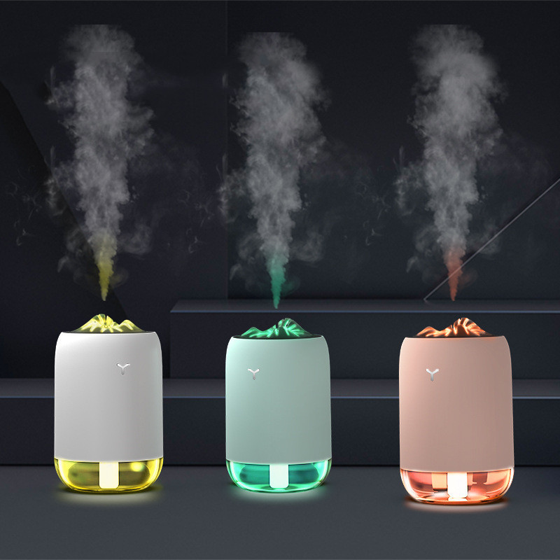Humidificateur à Effet Flamme et Diffuseur d'Arome - USB Portable — Humidificateurs