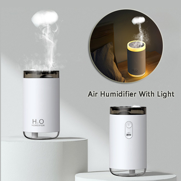 Jellyfish Ambient Mist Humidifier & USB Diffuser with Night Light — Humidifier