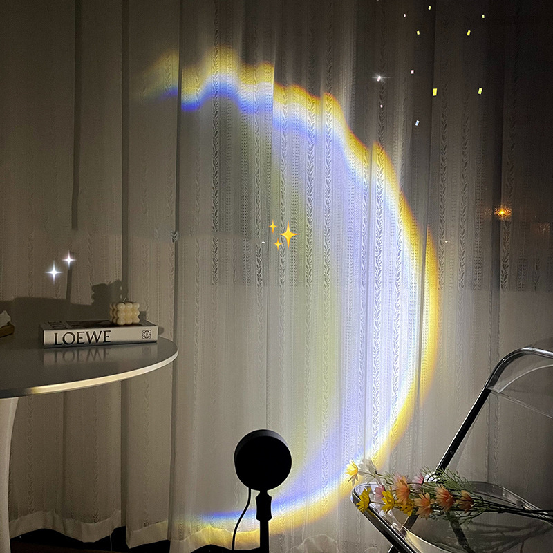Lampe Projecteur LED USB Lune & Coucher de Soleil
