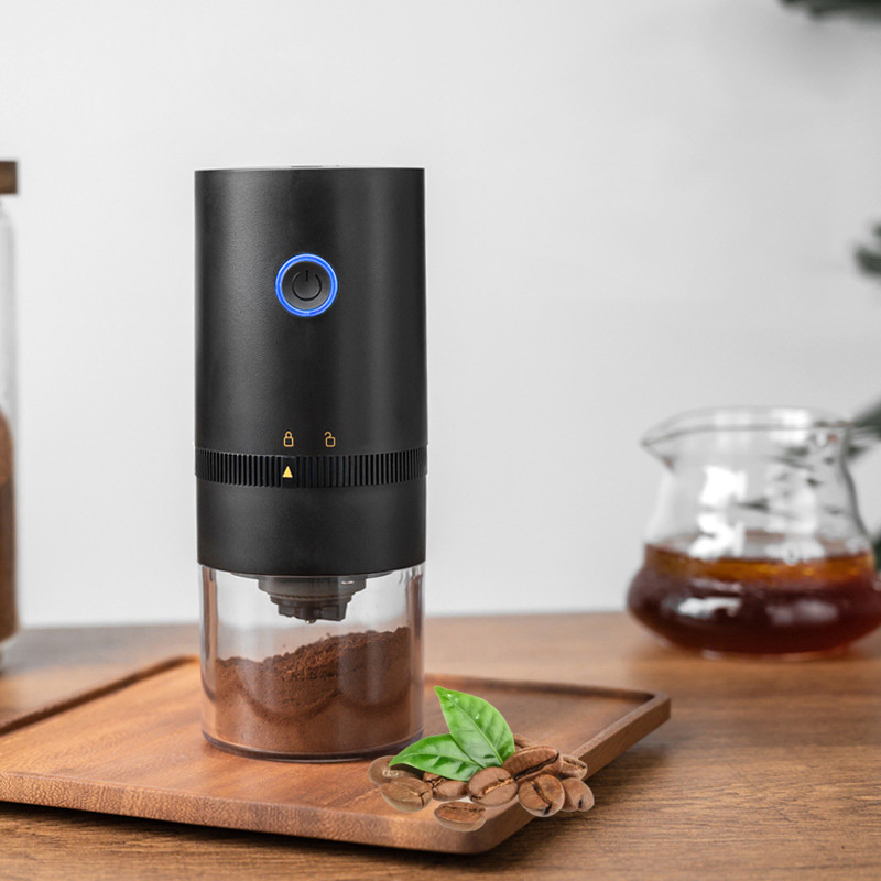 Premium Portable Electric Coffee Grinder | USB-C Rechargeable | Ceramic Burr