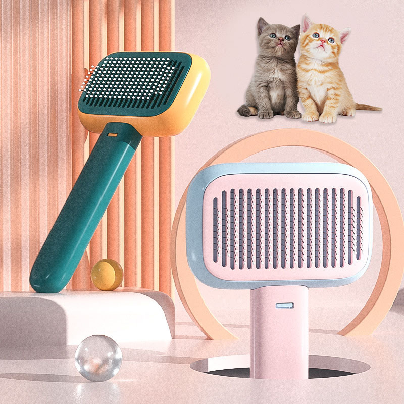 Brosse de toilettage et de massage pour chats et chiens — Kit de toilettage pour chien