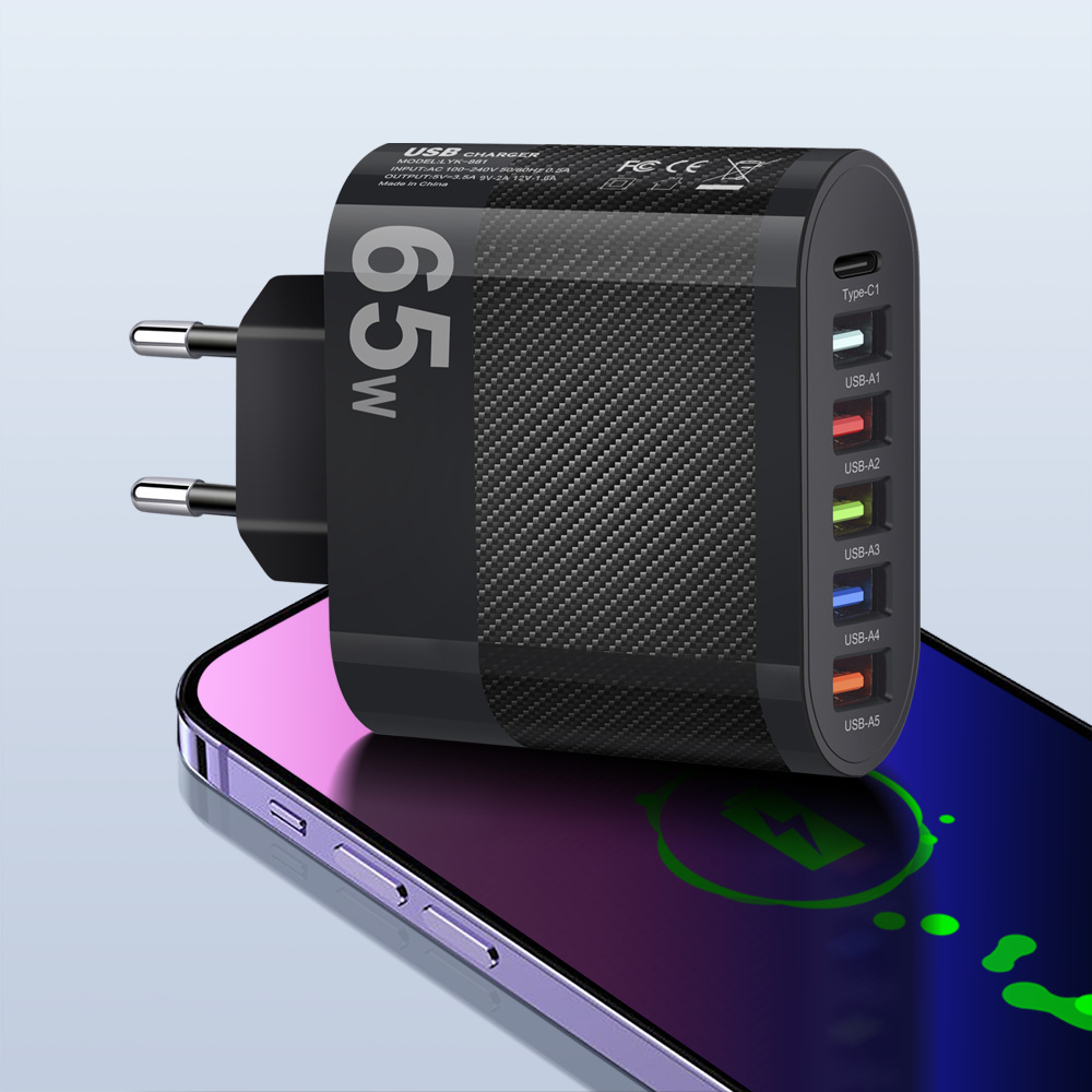 Universal USB-C & Usb-A Multi-Port Wall Charger — Fast Charger Usb C