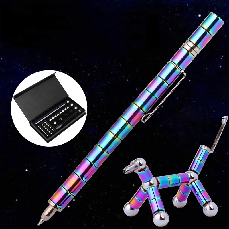Multifunctional Magnetic Fidget Pen & Dual Stylus Kit