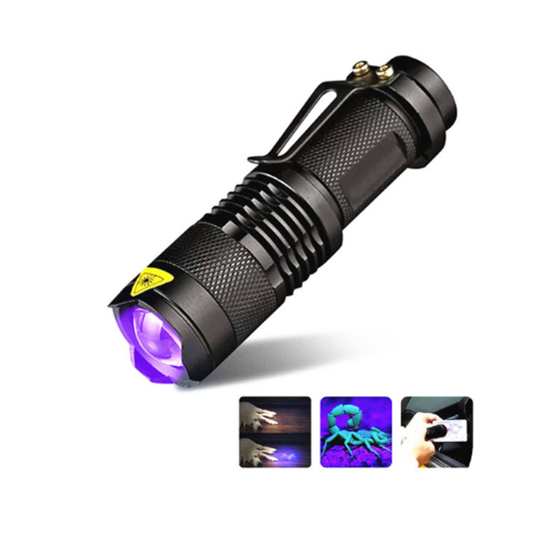 Lampe de poche UV à double longueur d'onde (365nm & 395nm) pour inspections — Amplificateurs audio et DAC
