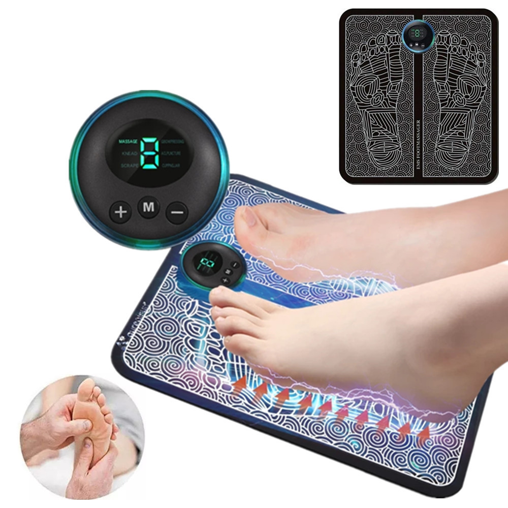 Portable EMS Foot Massager Mat for Soothing Foot Relief