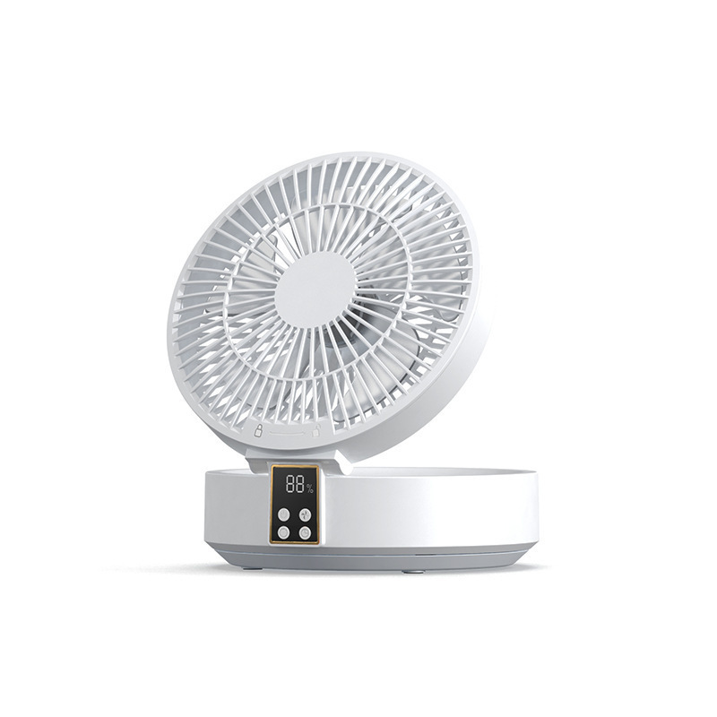 Ventilateur Pliable Portable Rechargeable avec Télécommande et Lumière Nocturne — Amplificateurs audio et DAC