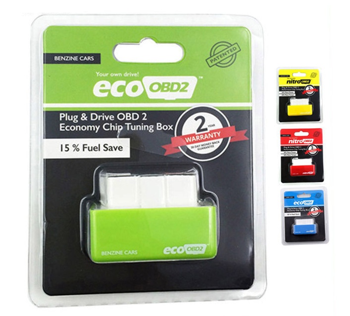 EcoOBD2 OBD2 Plug & Play Fuel Optimizer for Gasoline Vehicles
