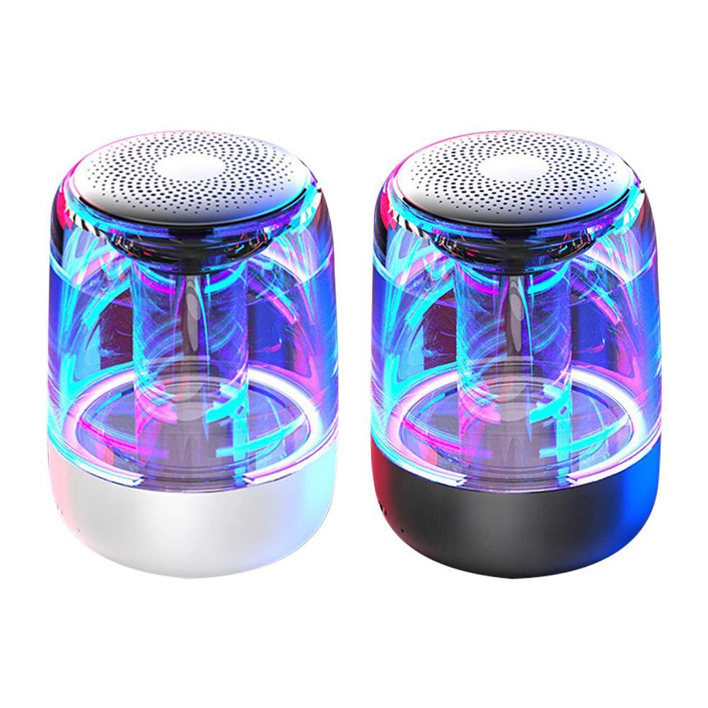 Portable Bluetooth Speaker with Dynamic LED Lighting & Enhanced Bass