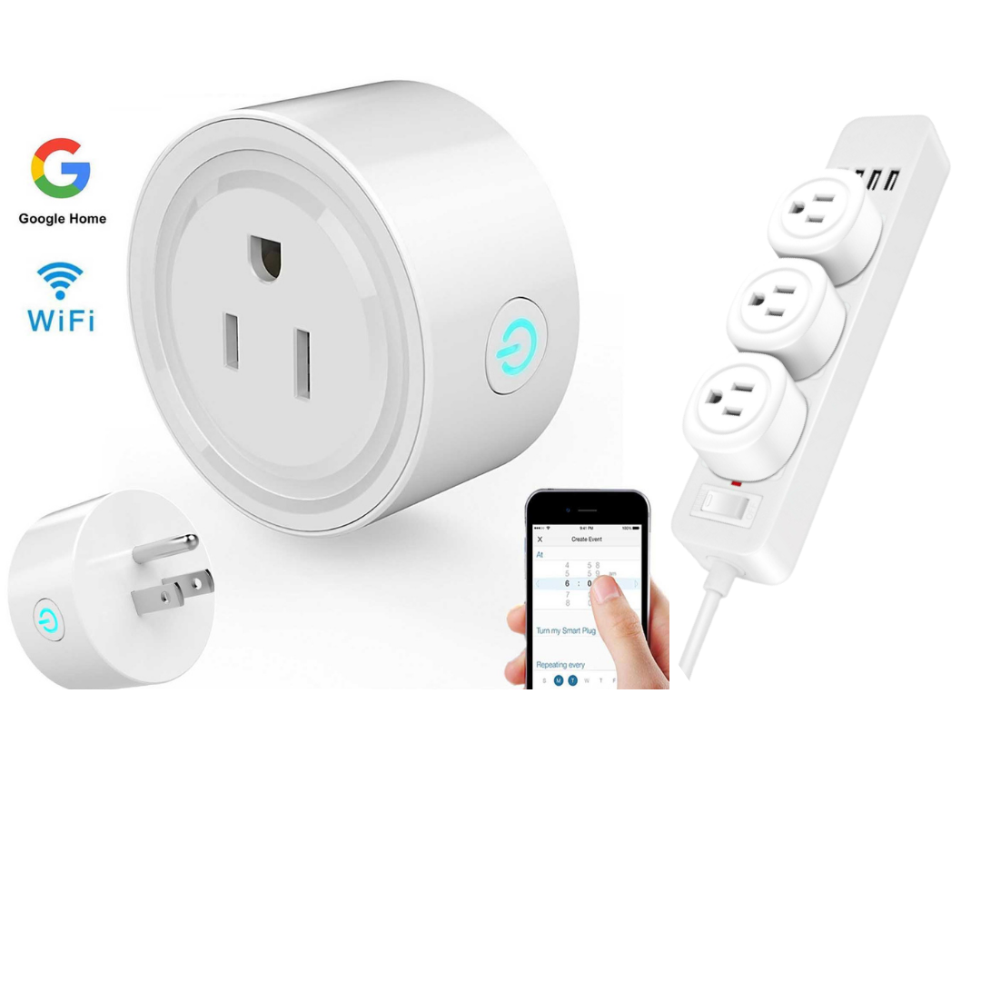 Smart WiFi Plug with Voice & App Control for Alexa & Google Home