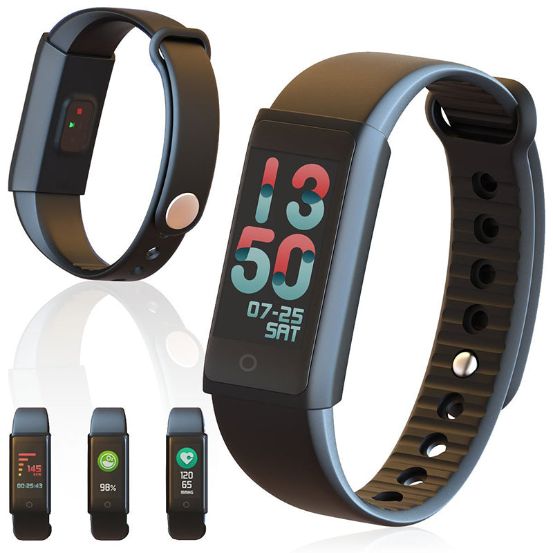 Sleek Color Display Fitness Tracker for iOS & Android